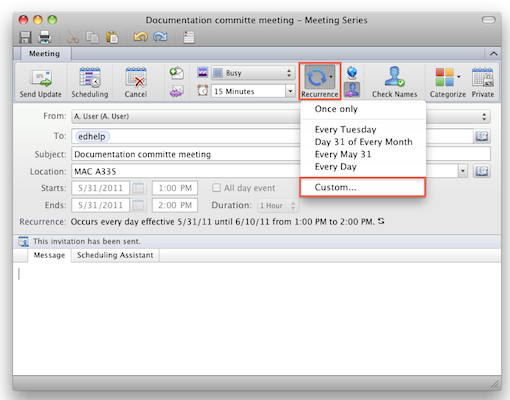 create an identity in outlook 2011 for mac